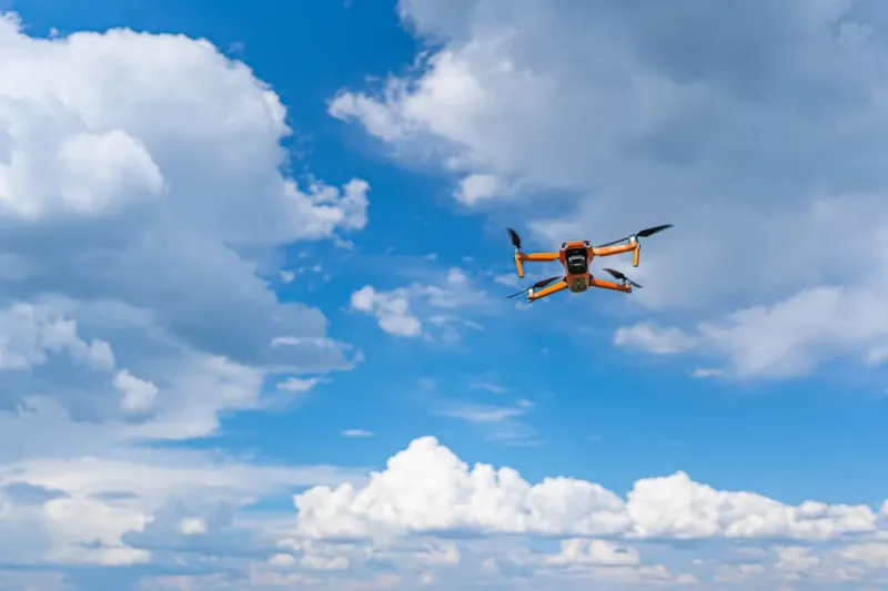 Autonomous Drone Swarms Are Used In Large-scale Military Missions. Autonomous Drone Swarms Are Used In Large-scale Military Missions.